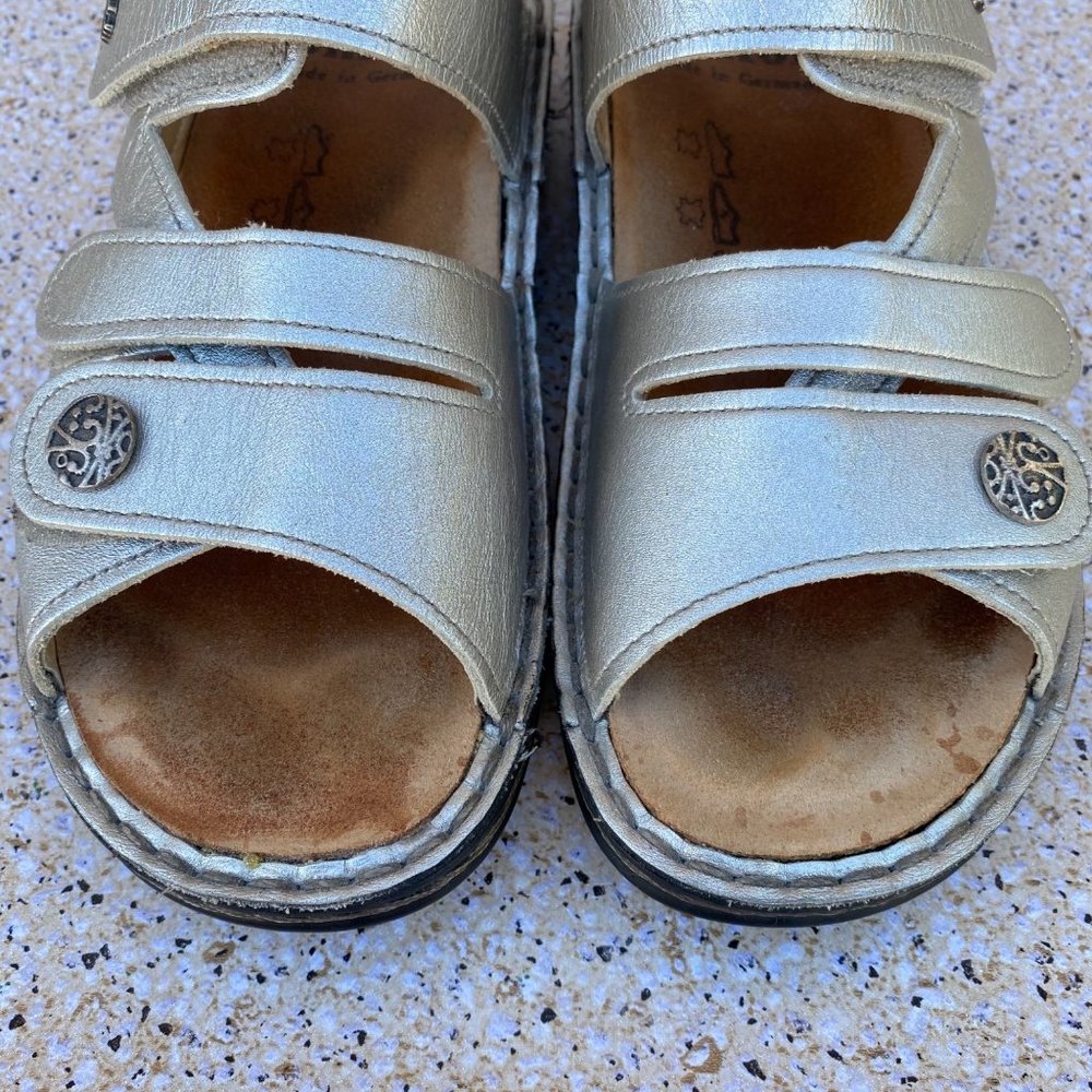 FINN COMFORT Strap Sandals Sling Back Leather Comfort Size 37 - Picture 7 of 16